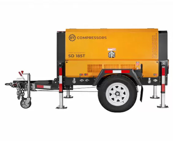 Дизельный компрессор ET-Compressors ET SD-185T-7 на шасси