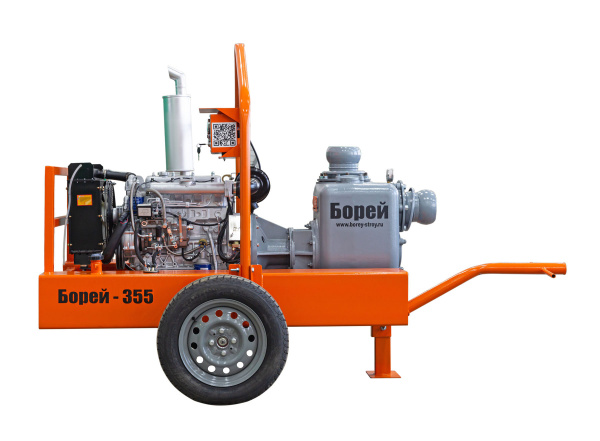 Дизельная мотопомпа Борей-355