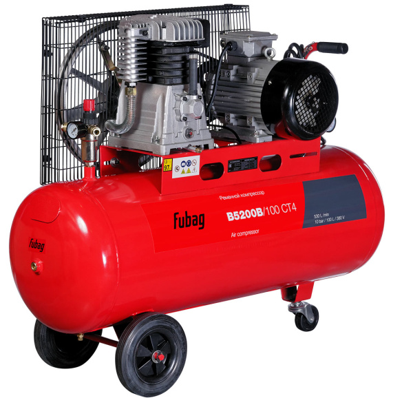 Ременной одноступенчатый компрессор Fubag B5200B/100 CT4