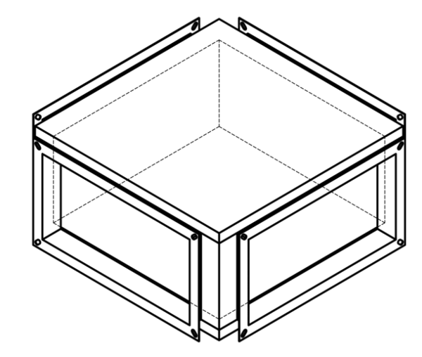 Рекуператор STR 50x30 исп. 1