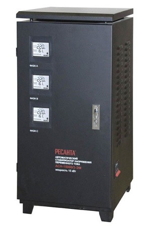 Стабилизатор напряжения Ресанта АСН-15000/3-ЭМ