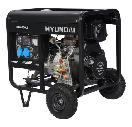 Дизельный генератор Hyundai DHY 6000LE