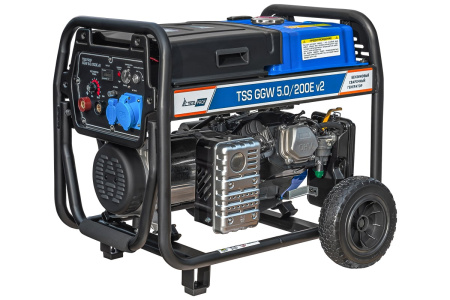Бензиновый генератор ТСС PROF GGW 5.0/200E v2 сварочный