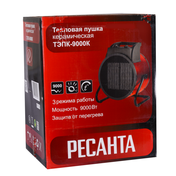 Электрическая тепловая пушка Ресанта ТЭПК-9000К Электрическая тепловая пушка Ресанта ТЭПК-9000К