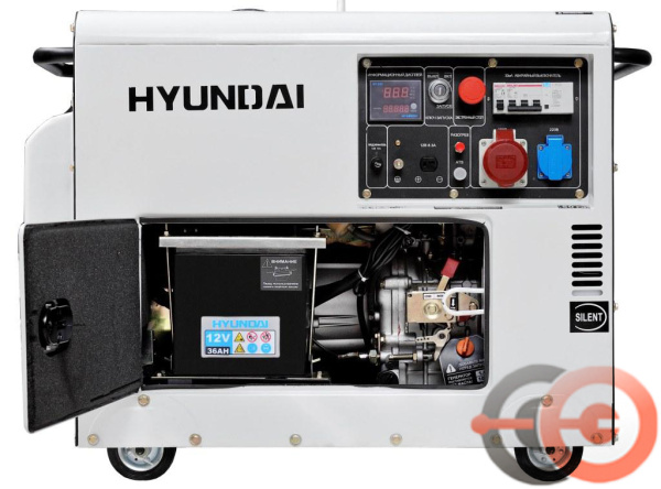 Дизельный генератор Hyundai DHY 8500SE-3 Дизельный генератор Hyundai DHY 8500SE-3