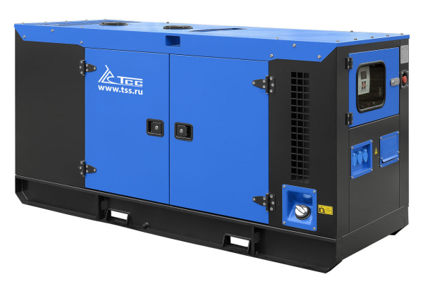 Дизельный генератор ТСС АД-50С-Т400-1РКМ7 в шумозащитном кожухе Дизельный генератор ТСС АД-50С-Т400-1РКМ7 в шумозащитном кожухе