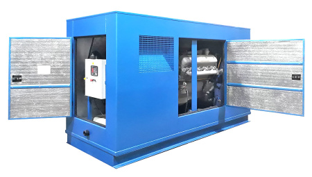 Дизельный генератор СЭТ АД-300-Т400 (Ricardo) в кожухе