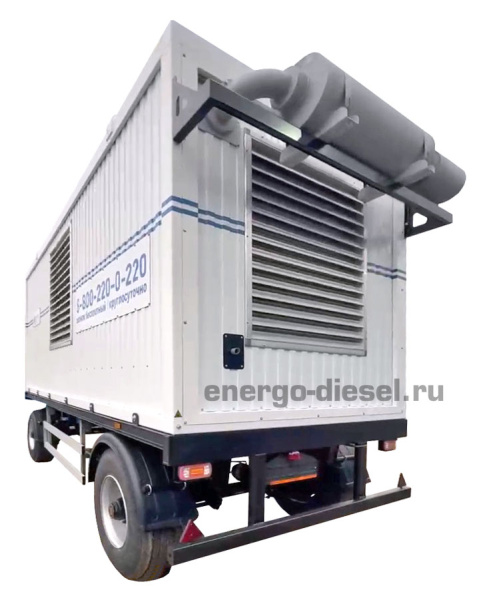 Передвижной дизельный генератор СЭТ ЭД-400 (Weichai) РИСЭ