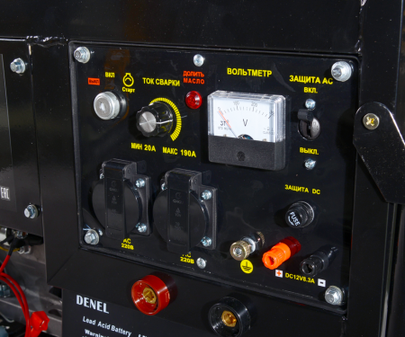 Бензиновый генератор Huter DY6500LXW c функцией сварки