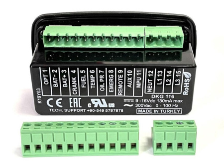 Контроллер ручного и удаленного запуска генератора Datakom DKG-116 12V