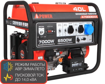 Бензиновый генератор A-iPower A7000EAX
