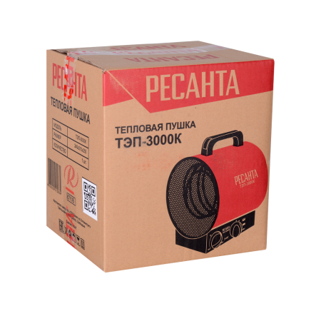 Электрическая тепловая пушка Ресанта ТЭП-3000K