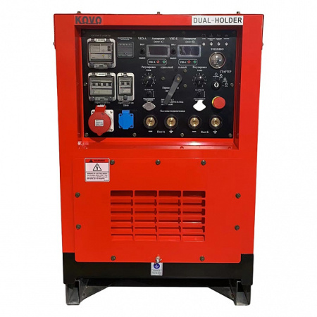 Дизельный двухпостовой сварочный агрегат KOVO EW500DST