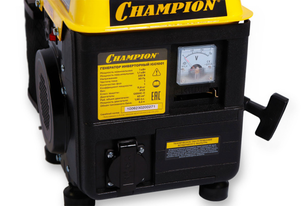 Инверторный генератор Champion IGG1001
