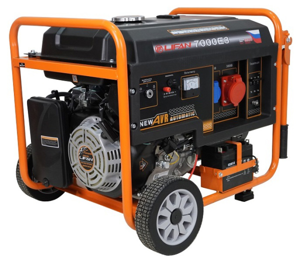 Бензиновый генератор Lifan 6 GF2-4 (LF7000E3)