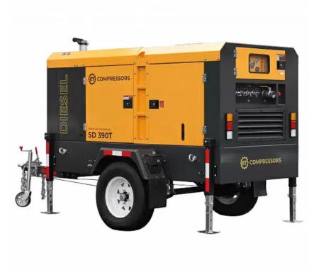 Дизельный компрессор ET-Compressors ET SD-390T-10 на шасси