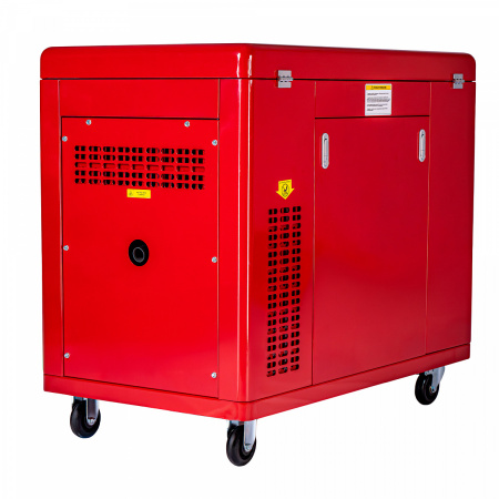 Бензиновый генератор HND GE11000XQST в шумозащитном кожухе