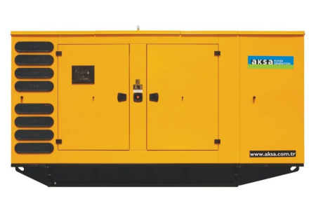 Дизельный генератор Aksa APD550C в кожухе