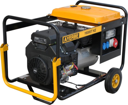 Портативный бензиновый генератор Ayerbe AY16000TKE