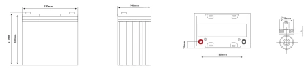 Аккумулятор Vektor Energy GPL 12-55S