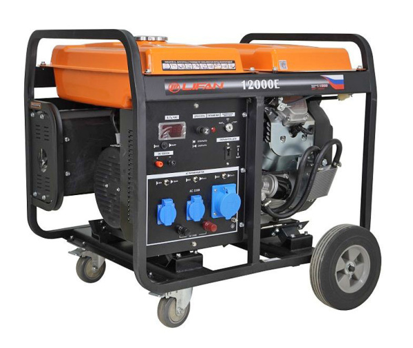 Бензиновый генератор Lifan 10 GF-4 (LF12000E)