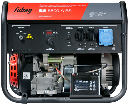 Бензиновый генератор Fubag BS 6600 A ES