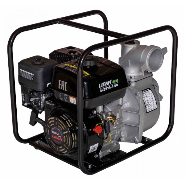 Мотопомпа Lifan 80ZB30-4.8Q Eco