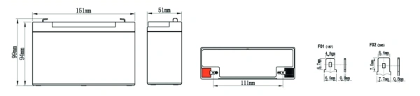 Аккумулятор Vektor Energy GP 6-12S