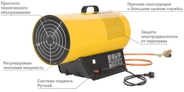 Газовая тепловая пушка Master BLP 73 M