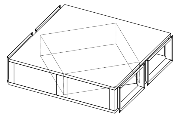 Рекуператор STR 50x25 исп. 2