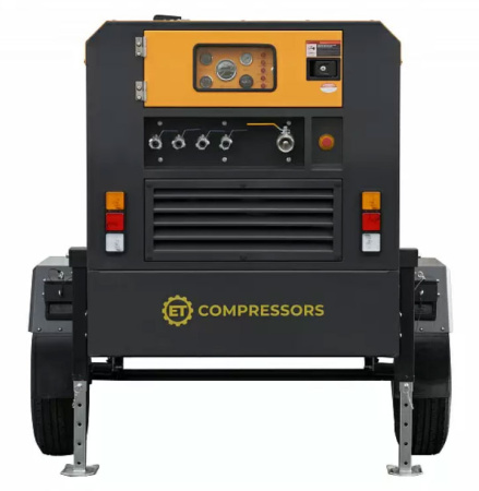 Дизельный компрессор ET-Compressors ET SD-390T-10 на шасси