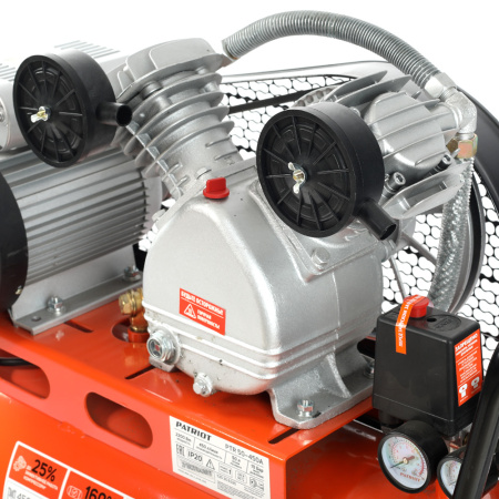 Поршневой ременной компрессор Patriot PTR 50-450 A