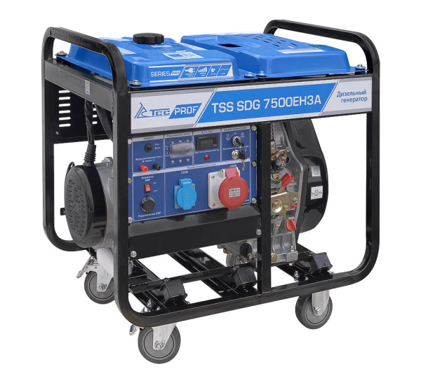 Дизельный генератор TSS SDG 7500EH3A