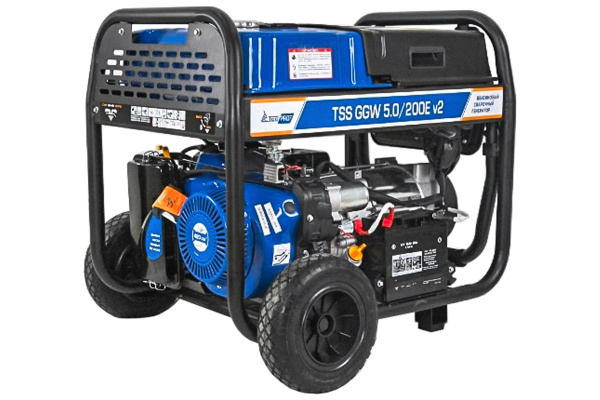Бензиновый генератор ТСС PROF GGW 5.0/200E v2 сварочный