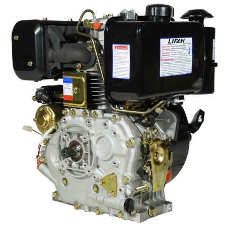 Дизельный двигатель Lifan Diesel 188FD D25 6A шлицевой вал