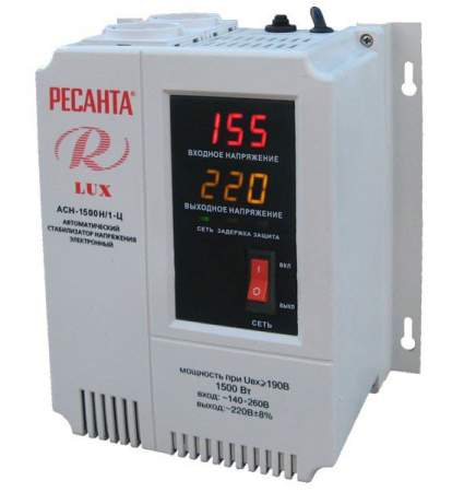 Стабилизатор напряжения Ресанта АСН-1500Н/1-Ц Lux