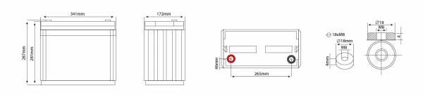 Аккумулятор Vektor Energy HRL 12-510W