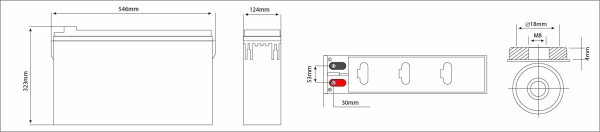 Аккумулятор Vektor Energy FT 12-200SA