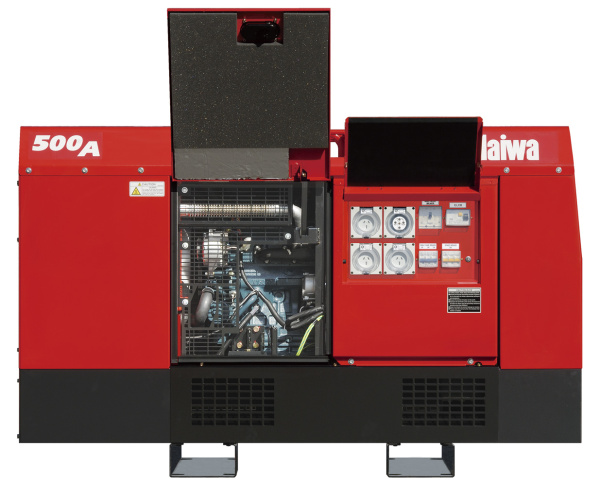 Дизельный двухпостовой сварочный генератор Shindaiwa DGW 500 DM