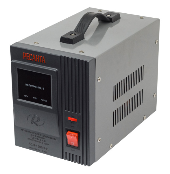 Стабилизатор напряжения Ресанта АСН-1500/1-Ц Стабилизатор напряжения Ресанта АСН-1500/1-Ц
