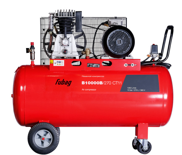 Ременной одноступенчатый компрессор Fubag B10000B/270 CT11