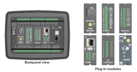 Контроллер для генератора Datakom D-500-MK3 (MPU + J1939)