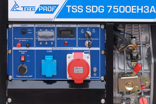 Дизельный генератор TSS SDG 7500EH3A