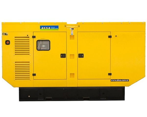 Дизельный генератор Aksa APD-220A в кожухе