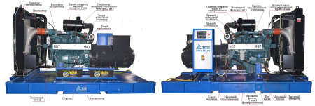 Дизельный генератор ТСС TDo 440MC