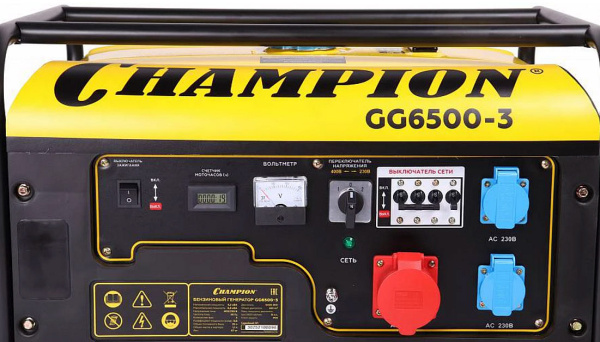 Бензиновый генератор Champion GG6500-3