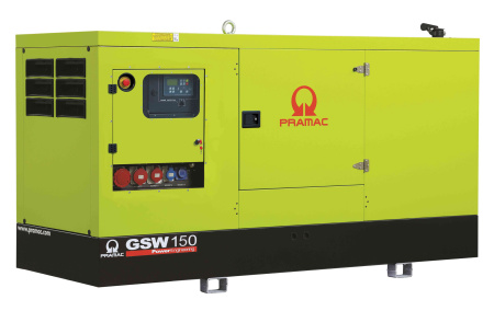 Дизельный генератор Pramac GSW150P в кожухе