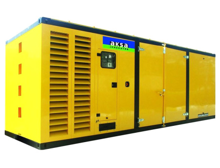 Дизельный генератор Aksa APD1425M в кожухе