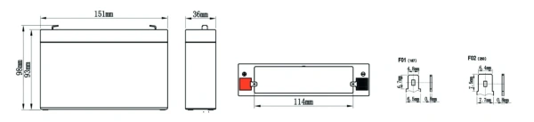 Аккумулятор Vektor Energy GP 6-9S