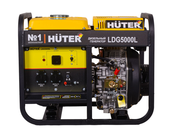 Дизельный генератор Huter LDG 5000L